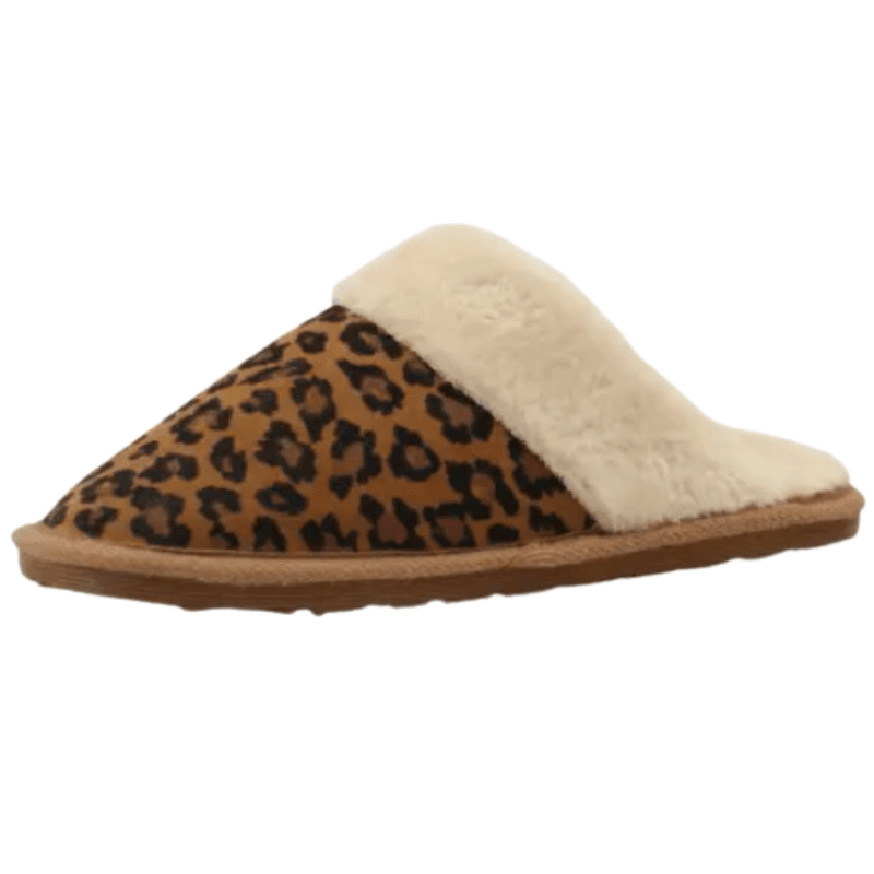 M&F WESTERN Shoes Blazin Roxx Women's Leopard Print Faux Sherling Lined Slippers 5729297