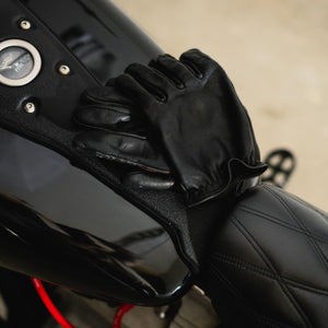 Maroon Bell Outdoor® Gloves LION GUARD LEATHER MOTORCYCLE GLOVES