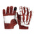 Maroon Bell Outdoor® Gloves Skeleton Leather Motorcycle Gloves - Red-White