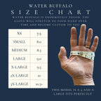 Maroon Bell Outdoor® Gloves Skeleton Leather Motorcycle Gloves - Red-White