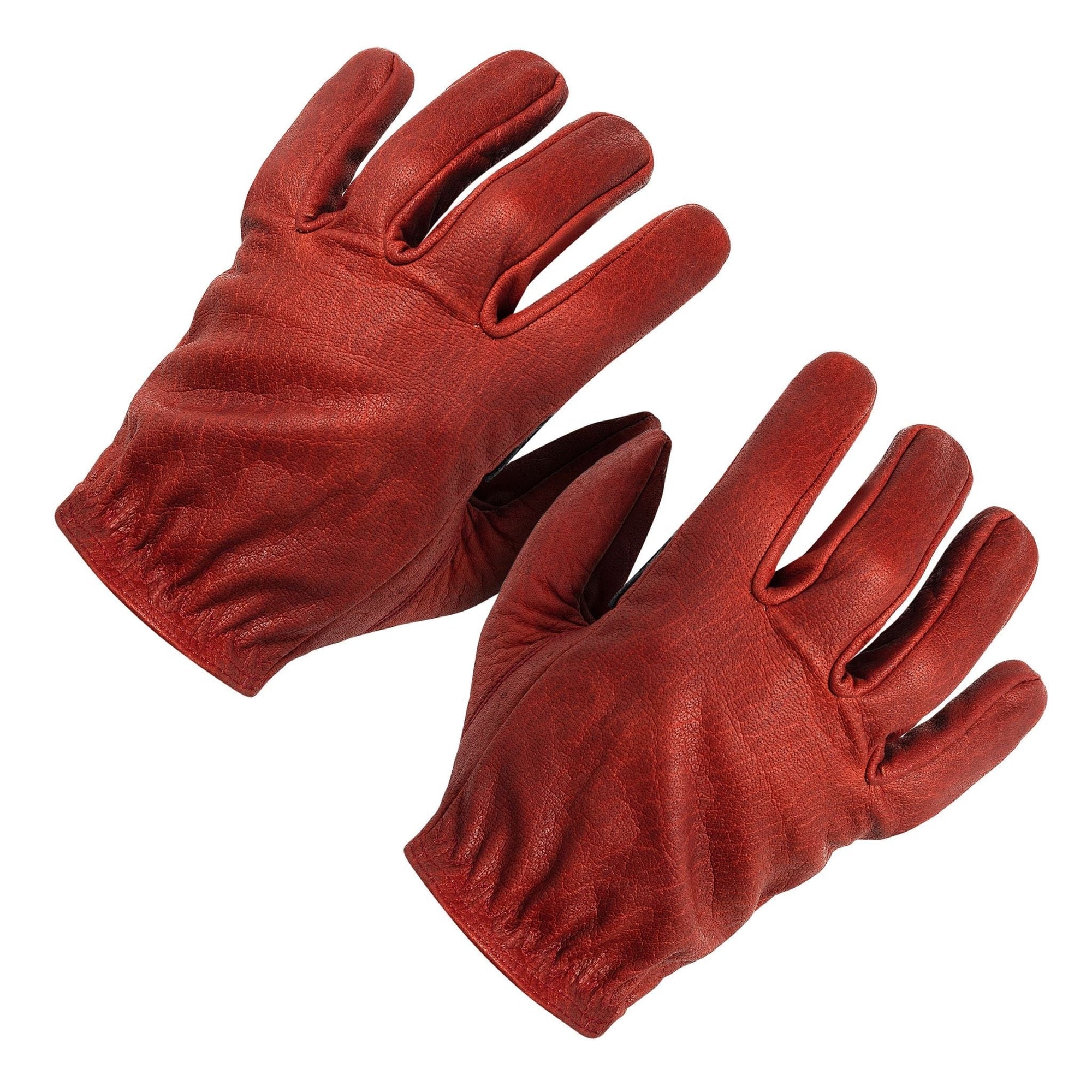 Maroon Bell Outdoor® Gloves The Buffalo Leather Gloves - Ranch Burgundy