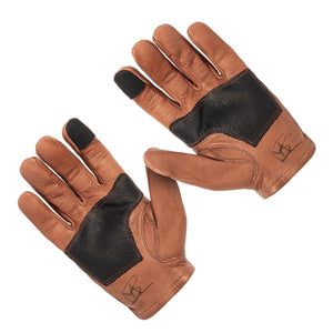 Maroon Bell Outdoor® Gloves XS Dipped Leather Deer Glove: Signature Ranching: Brown/Black
