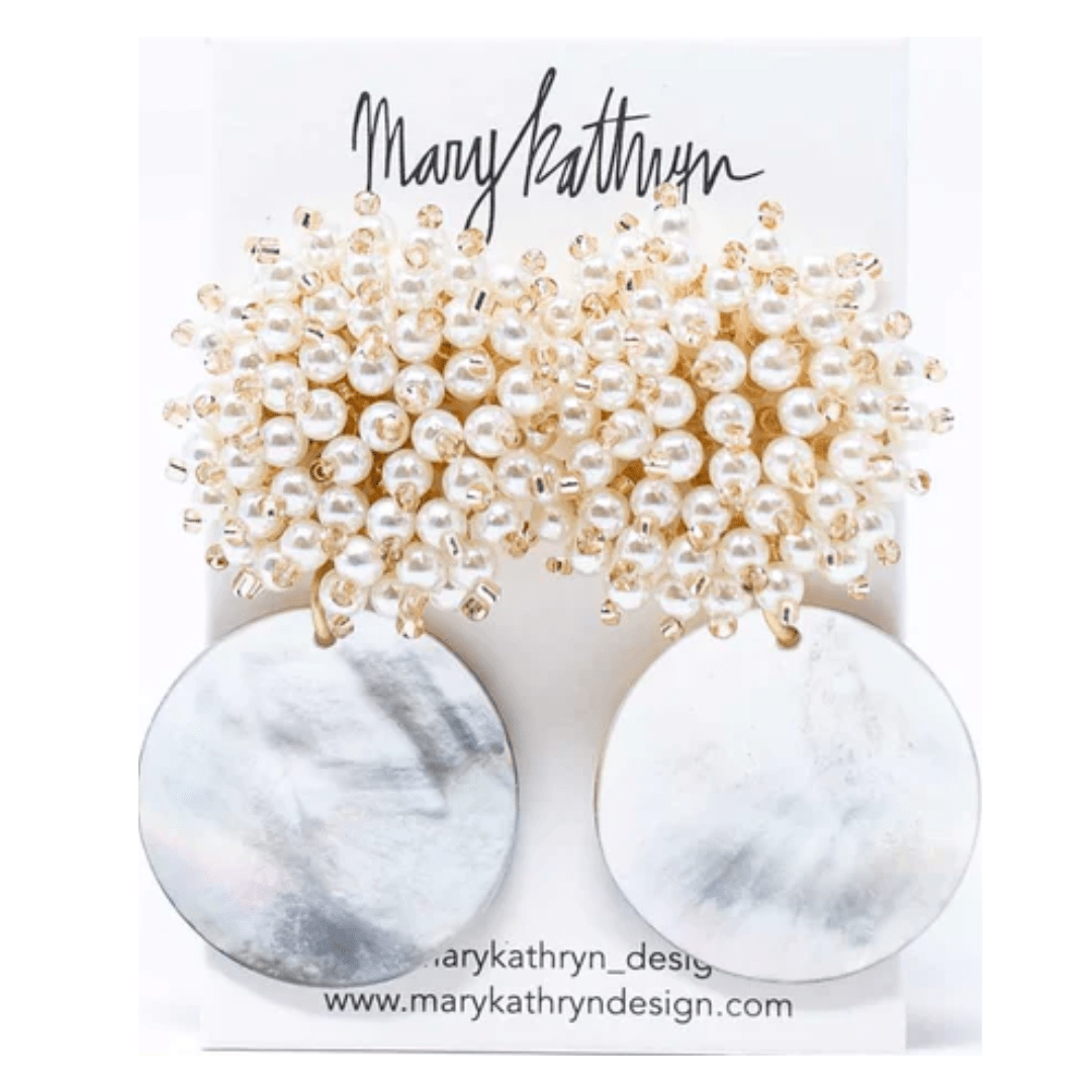 Mary Kathryn Design Earrings Amber Chunky Earrings