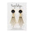 Mary Kathryn Design Earrings Gold Black Cleopatra Earrings