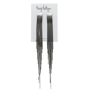 Mary Kathryn Design Jewelry Gunmetal Gatsby Metal Threader Earrings