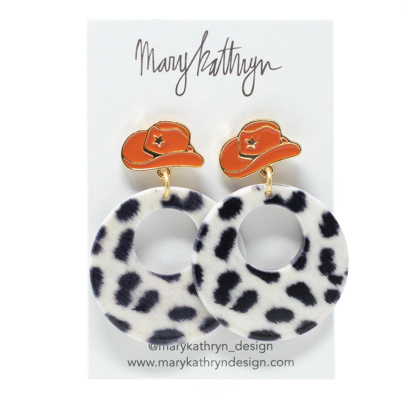 Mary Kathryn Design Jewelry Orange Cowgirl Kisses