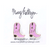Mary Kathryn Design Jewelry Pink Cowboy Boot Studs