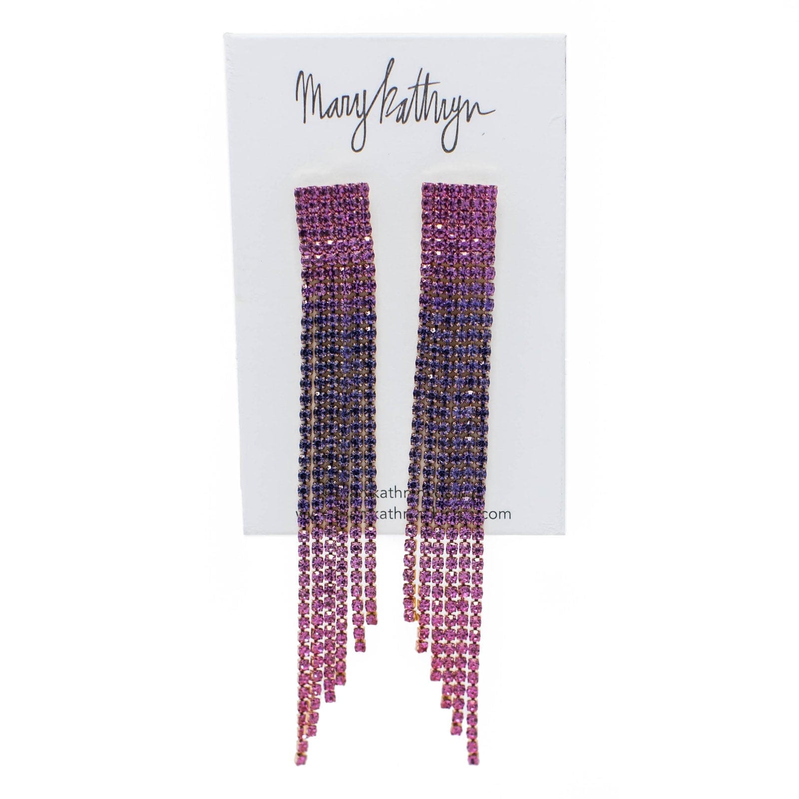Mary Kathryn Design Jewelry Pink & Purple Sparkly Threaders