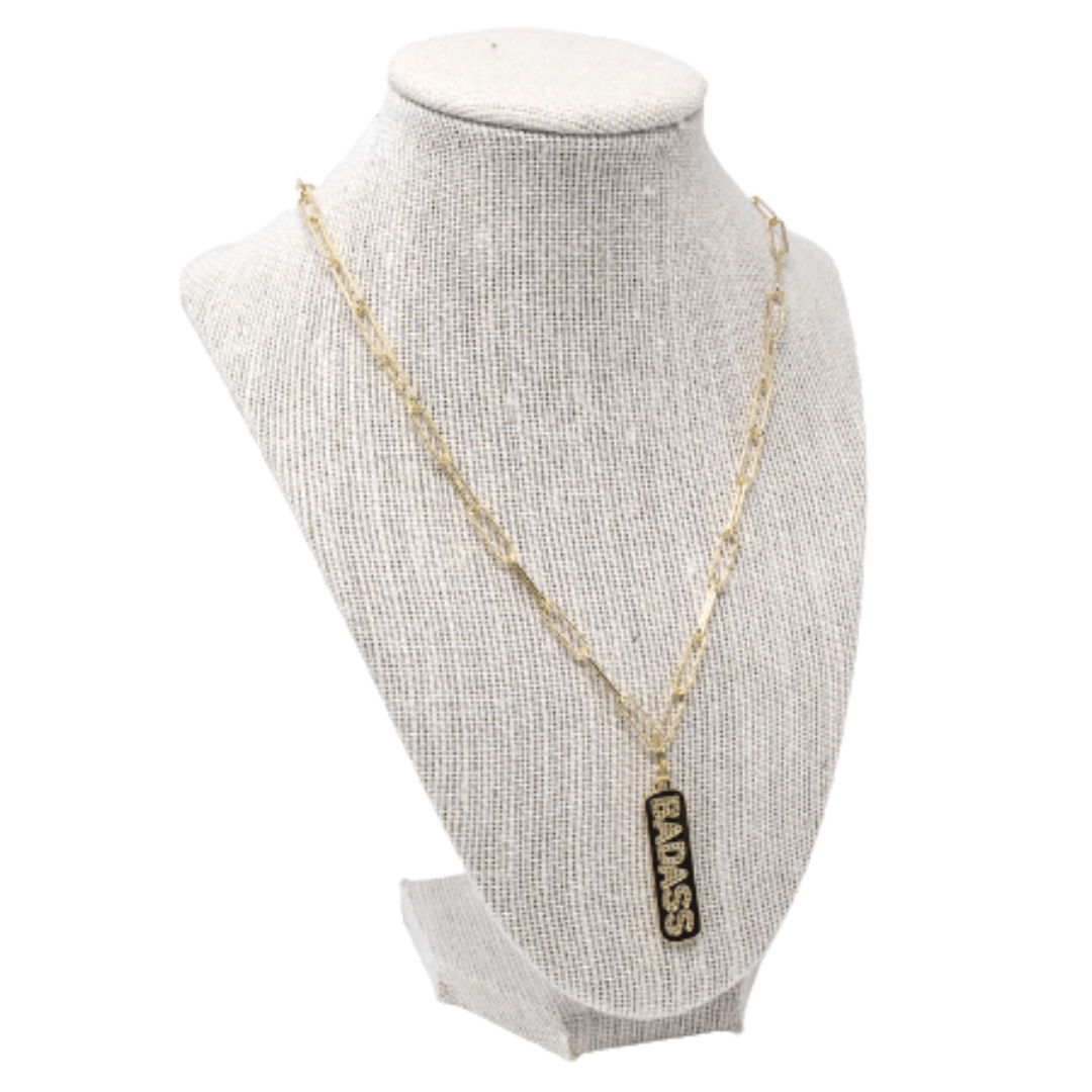 Mary Kathryn Design Necklace BADASS Chain