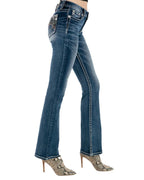 Miss Me Jeans Miss Me Women's Desert Bliss Mid Rise Bootcut Jeans M3825B