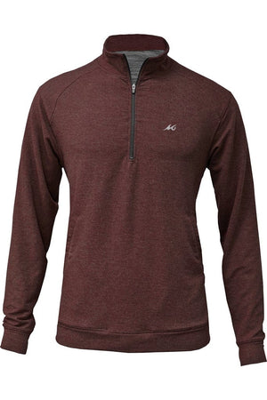 Mojo Sportswear Company Outerwear Dark Cherry / S Playa Quarter Zip Pullover Sweater