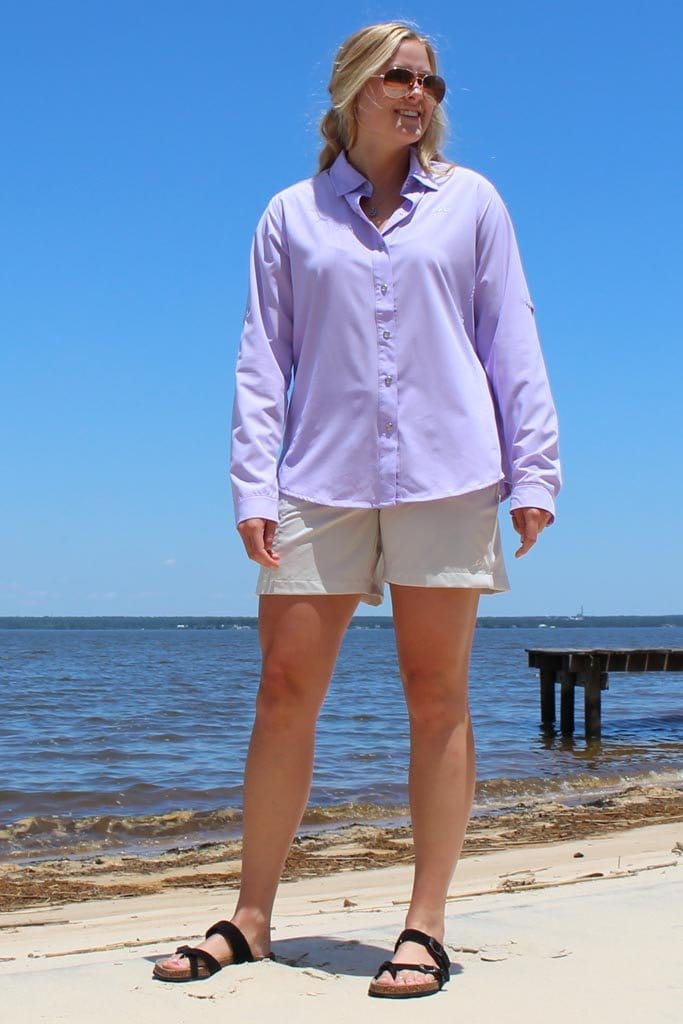 Mojo Sportswear Company Shirts Abalone / XS Ms. Cool Fishing Shirt