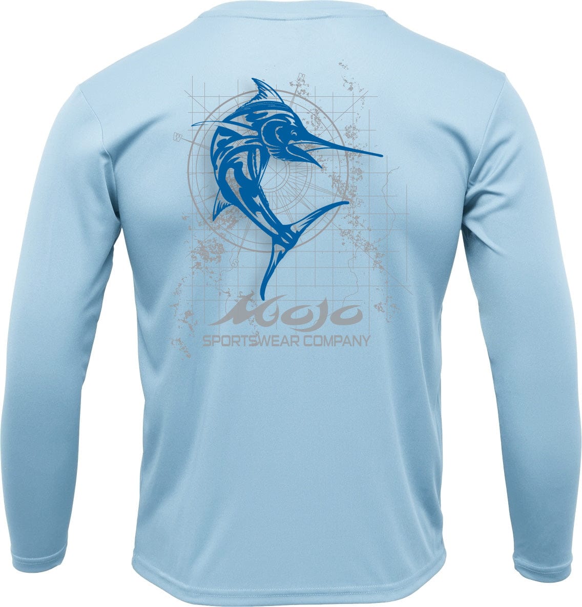 Mojo Sportswear Company Shirts Arctic / S Tribal Marlin Compass Wireman X