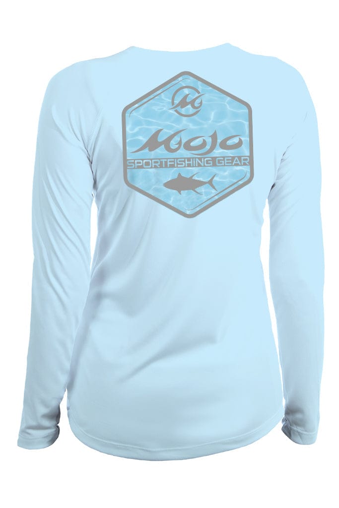 Mojo Sportswear Company Shirts Arctic / XS Sportfishing Shield Chica Costera