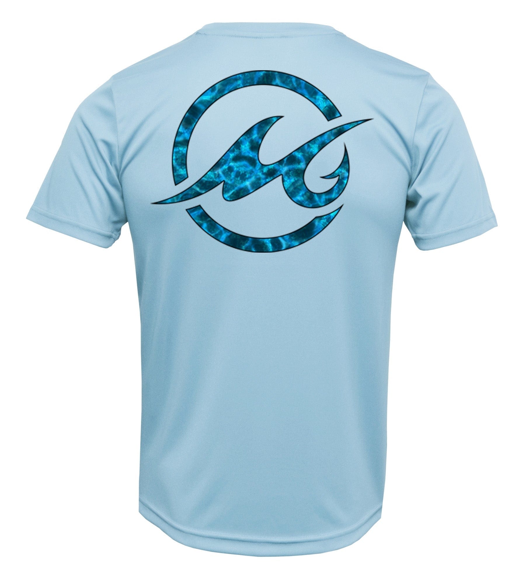 Mojo Sportswear Company Shirts Arctic / YXS Youth Water Camo Circle M Wireman X Short Sleeve