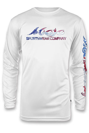 Mojo Sportswear Company Shirts Icon Flag Wireman X