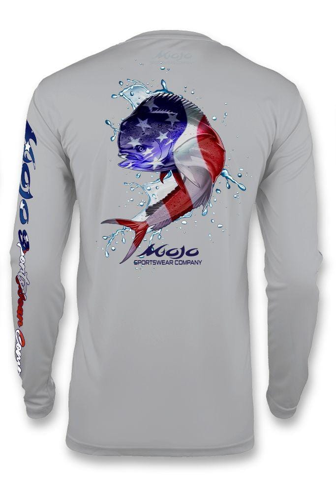 Mojo Sportswear Company Shirts Mountain Ash / S Americana Dolphin Wireman X