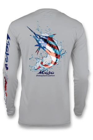 Mojo Sportswear Company Shirts Mountain Ash / S Americana Marlin Wireman X