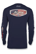Mojo Sportswear Company Shirts Nautical Navy / S Patriot Crest Wireman X