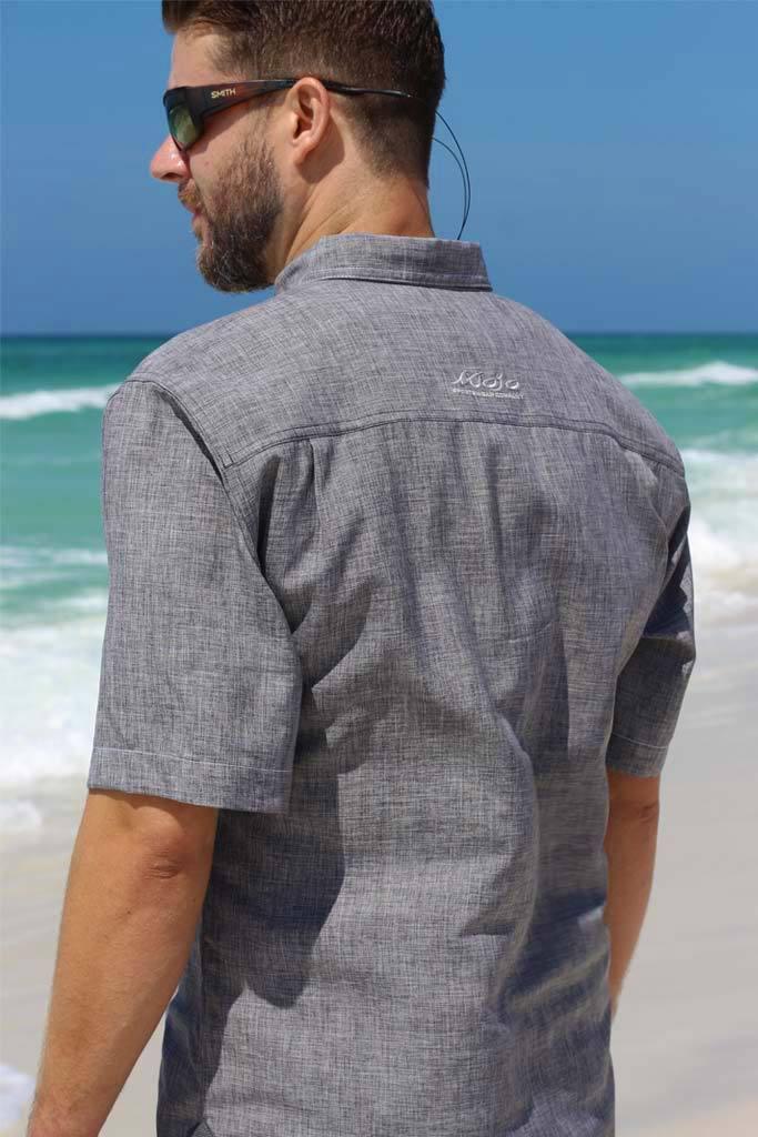 Mojo Sportswear Company Shirts Octopus Ink / S Coastal Linen Short Sleeve