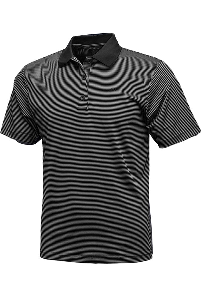 Mojo Sportswear Company Shirts Octopus Ink / S MSC Men's Micro Striped Performance Polo