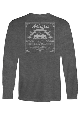 Mojo Sportswear Company Shirts Octopus Ink / XS Buffalo Stamp Long Sleeve T-Shirt