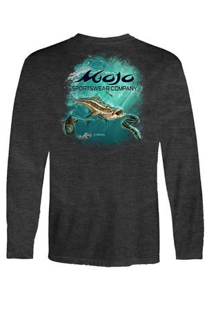 Mojo Sportswear Company Shirts Octopus Ink / XS Eel Assault Long Sleeve T-Shirt