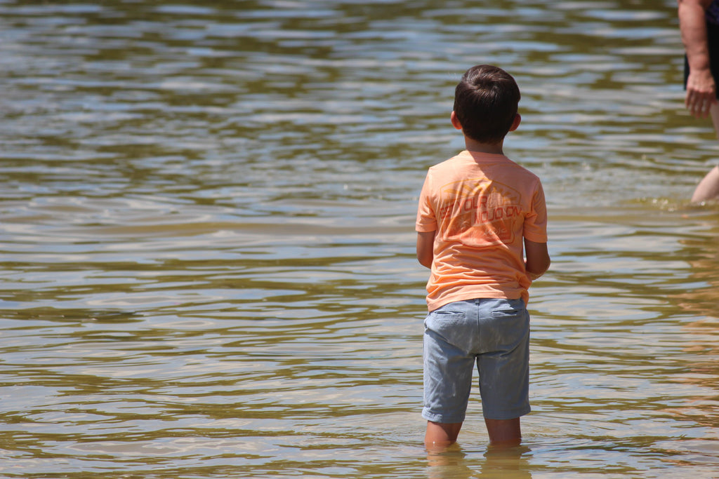 Mojo Sportswear Company Shirts RBW Sunset Shield Youth Short Sleeve T-Shirt