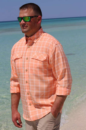 Mojo Sportswear Company Shirts Sailor Sunset / S Coastal Plaid Long Sleeve