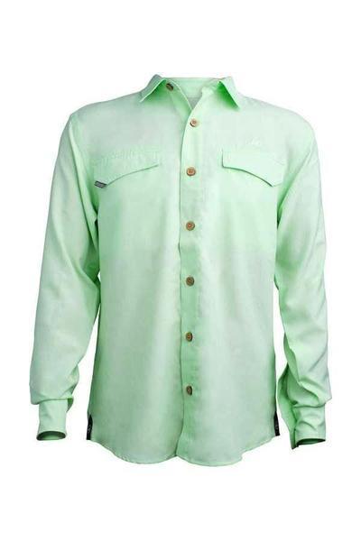Mojo Sportswear Company Shirts Sea Oat / S Coastal Linen Long Sleeve