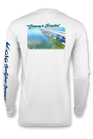 Mojo Sportswear Company Shirts & Tops White Caps / S Gateway to Paradise Wireman X