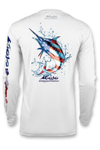 Mojo Sportswear Company Shirts White Caps / S Americana Marlin Wireman X