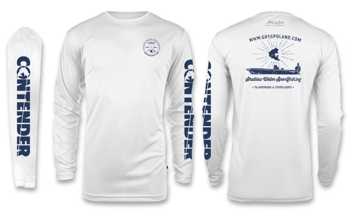 Mojo Sportswear Company Shirts White Caps / S Greg Poland Signature Wireman X