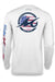 Mojo Sportswear Company Shirts White Caps / S Icon Flag Wireman X