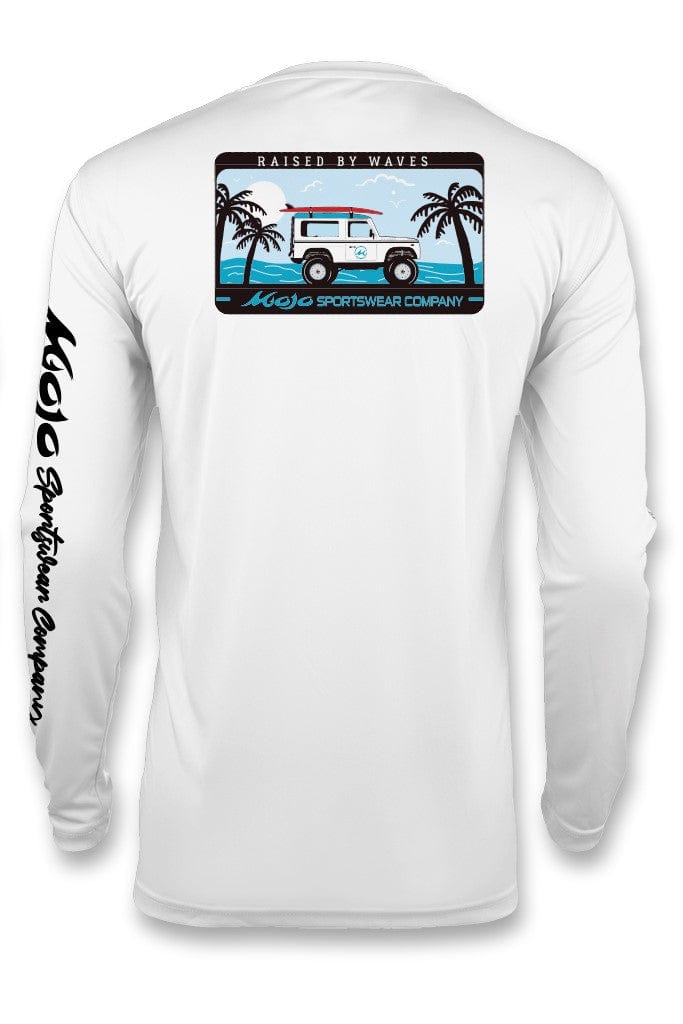 Mojo Sportswear Company Shirts White Caps / S Original Raised By Waves Wireman X