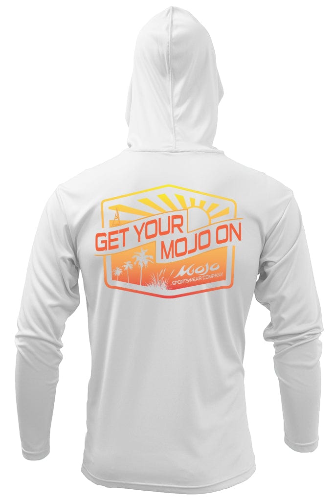 Mojo Sportswear Company Shirts White Caps / S RBW Sunset Shield Hooded Wireman X