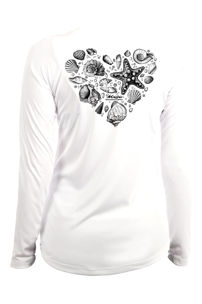 Mojo Sportswear Company Shirts White Caps / XS Love the Sea Chica Costera