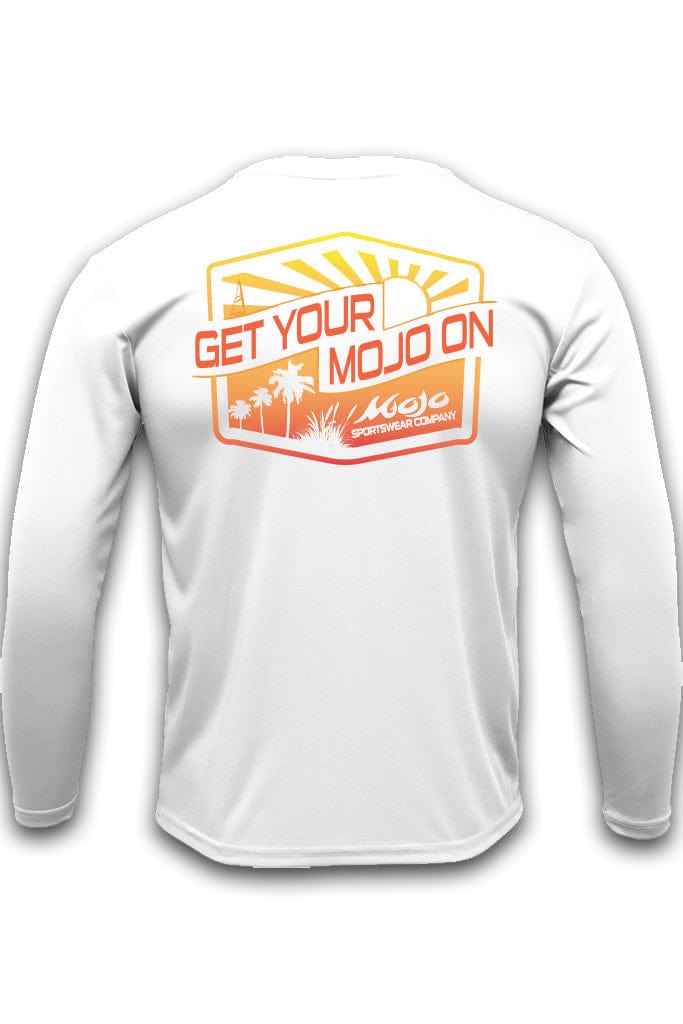 Mojo Sportswear Company Shirts White Caps / YXS RBW Sunset Shield Youth Wireman X