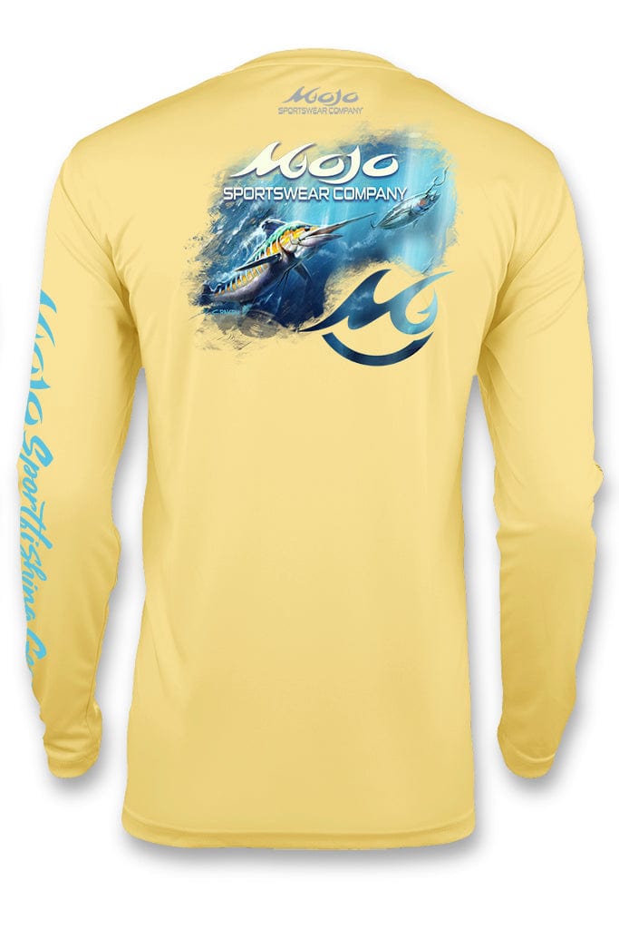 Mojo Sportswear Company Shirts Yellowtail / S Fins Up, Tails Down Wireman X