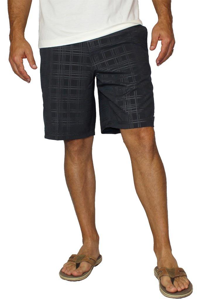 Mojo Sportswear Company Shorts Octopus Ink / S Plaid Tec Board Shorts