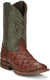 NOCONA Boots Nocona Men’s Hero New Cognac Exotic Fish Scale Print Western Boots NB5539