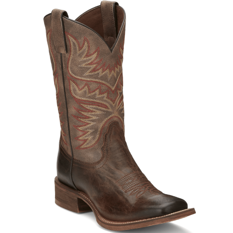 NOCONA Boots Nocona Women's Sierra Antiqued Brown Square Toe Western Boots - HR4501