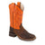 OLD WEST COWBOY BOOT CO. Boots Old West Youth Brown & Orange Western Boots BSY 1867