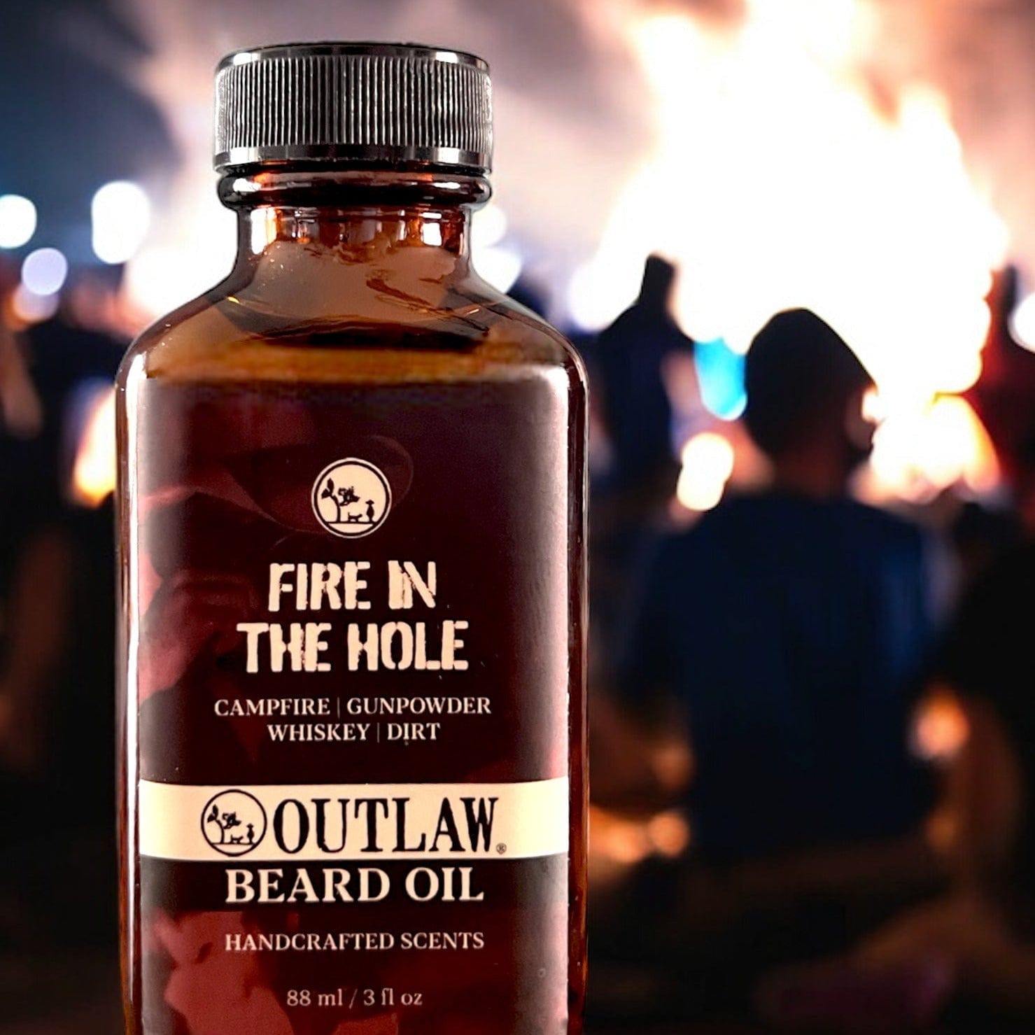 Outlaw Beard and Hair Oil Fire in the Hole Campfire Beard Oil & Hair Elixir