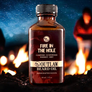 Outlaw Beard and Hair Oil Fire in the Hole Campfire Beard Oil & Hair Elixir