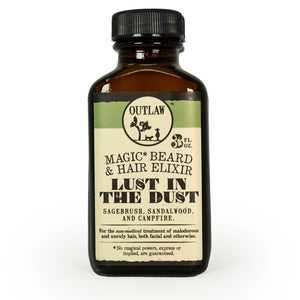 Outlaw Beard and Hair Oil Lust in the Dust Magic Beard Oil & Hair Elixir
