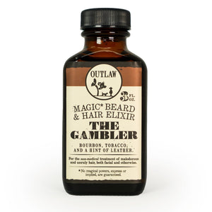 Outlaw Beard and Hair Oil The Gambler Whiskey Beard Oil & Hair Elixir