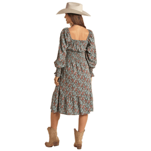 PANHANDLE Dress Rock & Roll Cowgirl Women's Paisley Dress BWD2R02102