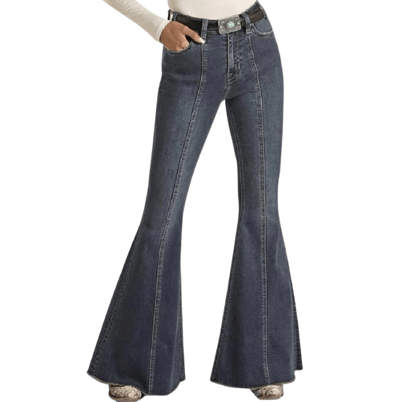 PANHANDLE SLIM Jeans Panhandle Women's High Rise Extra Stretch Bell Bottom Jeans WHB2690