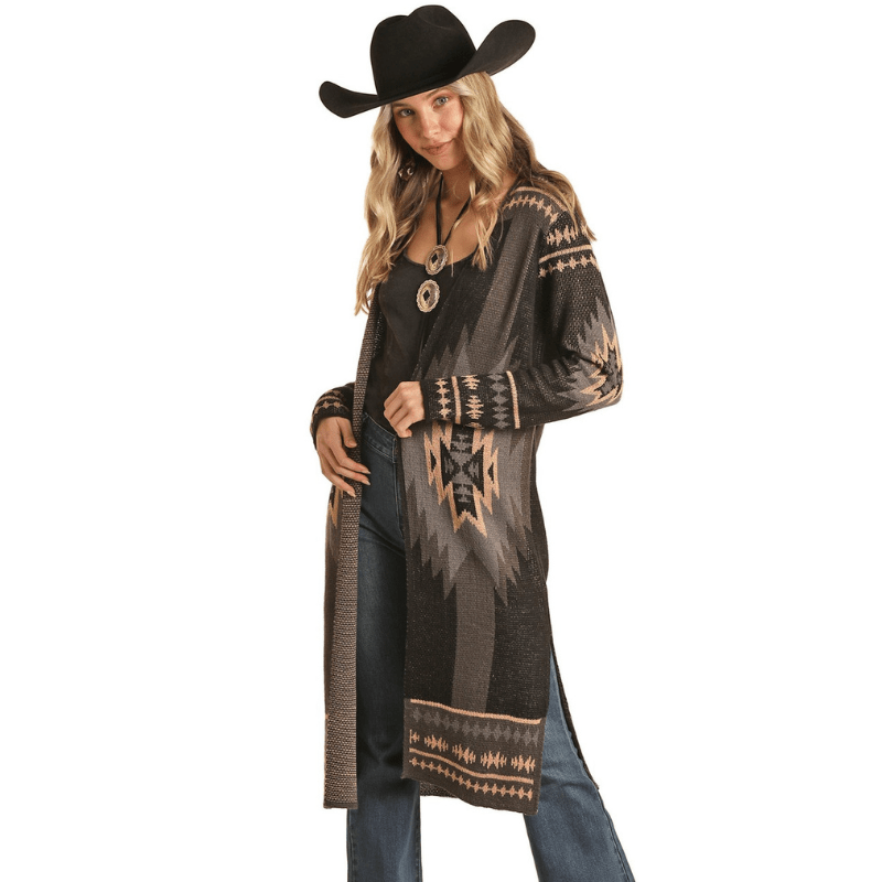 Rock & Roll Cowgirl Women's Black Lace Trimmed Camisole 49-8442